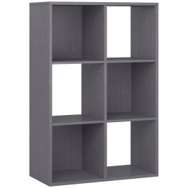 HERON 6 Cube Bookshelf - Grey