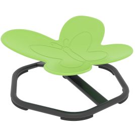 AIVAGO Butterfly Shaped Kids Swivel Chair Sensory Spinning Balance Coordination - Green