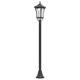 SUNVISTA 1.3m Outdoor LED Solar Garden Lamp Post Light, IP44 Waterproof - Cool White