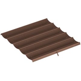 ELVON Polyester Pergola Replacement Cover - Brown