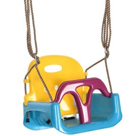 Kenwold Light Blue PP 3 in 1 Detachable Kids Swing Seat with Seatbelt - 33cm