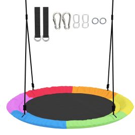 Ashloft Multi-colour Fabric Kids Swing Set - 120cm