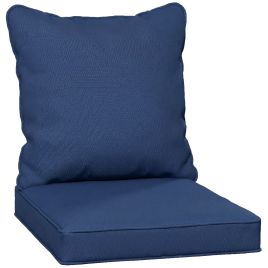 Norcarr Dark Blue Polyester Seat and Back Padded Cushion Set - 62cm