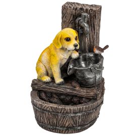 Dorbyrn Rustic Brown Resin Fountain - 36cm