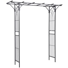 Dark Grey Metal Arbor - 50cm