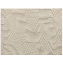 Primoor Cream Polyester Rug - 140cm