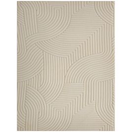 Primoor Cream Polyester Rug - 120cm