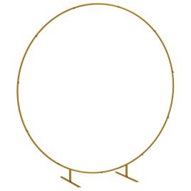 Belvale Gold Tone Steel Wedding Arch - 222cm