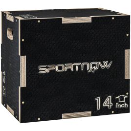 Marbury Black Wood Jump Box - 35.5cm