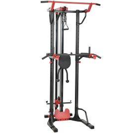 Luxena Red Steel Multi Gym Power Tower Station - 100cm
