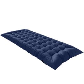 Pricrof Dark Blue Pu Foam Mattress - 80cm