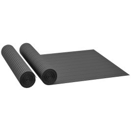 Harmere Dark Grey Plastic Screen Fence 2Pcs - 1mx5m