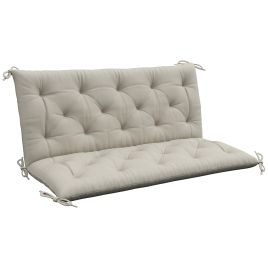 Valcote Light Grey Fabric Swing Chair Cushion - 110cm