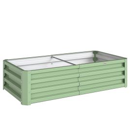 Light Green Steel Raised Beds Planter - 60cm