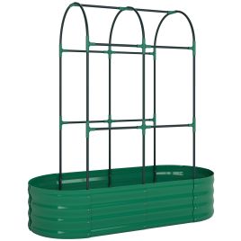 Elmheir Green Metal Planter - 60cm