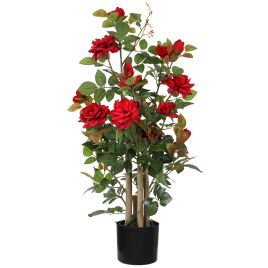 Ivemont Red Fabric Artificial Plant - 90cm