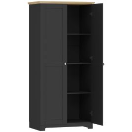Broshaw Black MDF Kitchen Cupboard - 80cm