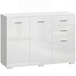 Winwick White Sideboard with 2 Drawers, 3 Doors - 106cm