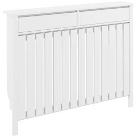 Dalcrof White Radiator Cover - 119cm