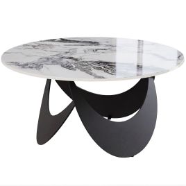 Brodene White Coffee Table - 80cm