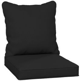 Norcarr Black Polyester Seat and Back Padded Cushion Set - 62cm