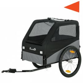 Chebyrn Grey Fabric Pet Bike Trailer - 72cm