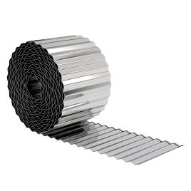 Brimore Silver Steel Fence - 650cm