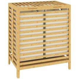 Lyrona Natural Fabric Laundry Basket - 55cm