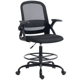 Cammoor Black Steel Office Chair - 58cm