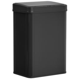 Easwick Black Stainless Steel Sensor Rubbish Bin 40L - 26cm