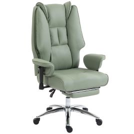 CARCREST Green Metal Reclining Office Chair - 78cm