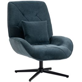 Dorcote Chenille Swivel Chair - Dark Green