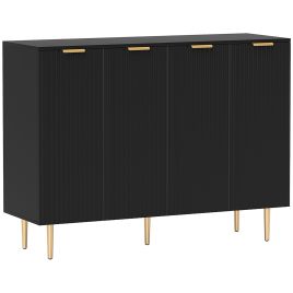 Ivemoor Black Sideboard with Adjustable Shelves - 120cm