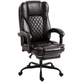Dalwick Brown Steel Reclining Office Chair - 62cm