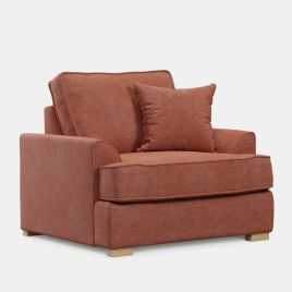 Armchair - HERITAGE Fabric - Orange