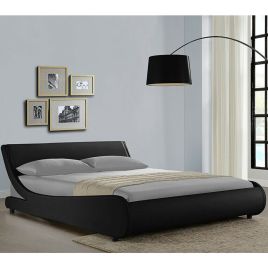 Designer Faux Leather Slats Black White Red - 2 Sizes