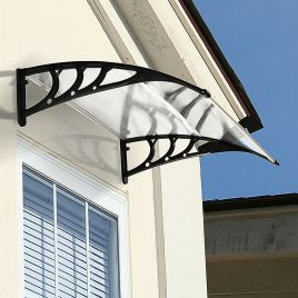 UV Rain Protection Door Canopy - White