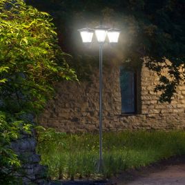 Solar Light Lamp Post With Base Energy