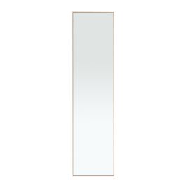 Over-the-Door Full Length Mirror with Gold Metal Frame