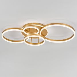 Classic Golden Loops Energy Efficient LED Ceiling Light Dimmable