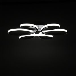 6-Ring LED Floral Ceiling Light, Non-Dimmable