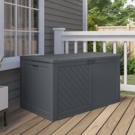 STOWELLN Garden Storage Box 507L - Cyberspace Grey