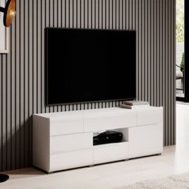 Echo Eden TV Cabinet with 2 Doors in White - 159cm