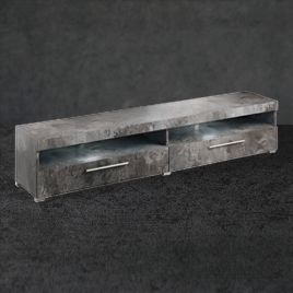 Nomadic Nouveau TV Cabinet with 2 Drawers - Schiefer