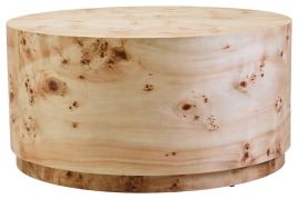 CARDENNE Round Coffee Table - Light Oak