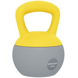 SPORTEDGE Soft Kettlebell Kettlebell with Non Slip Handle Yellow, Grey