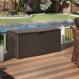 STOWELLN Garden Storage Box 469L - Java Brown