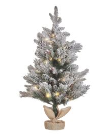 Snowpine Pre-Lit Christmas Tree 90 cm - White