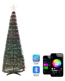 Snowdancer Pre-Lit Christmas Tree 160 cm - Green
