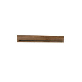 Brolo Wall shelf 167 cm - Black and dark wood